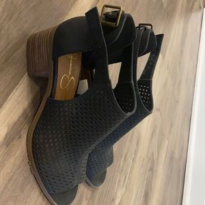 Jessica Simpson Open Toe Booties